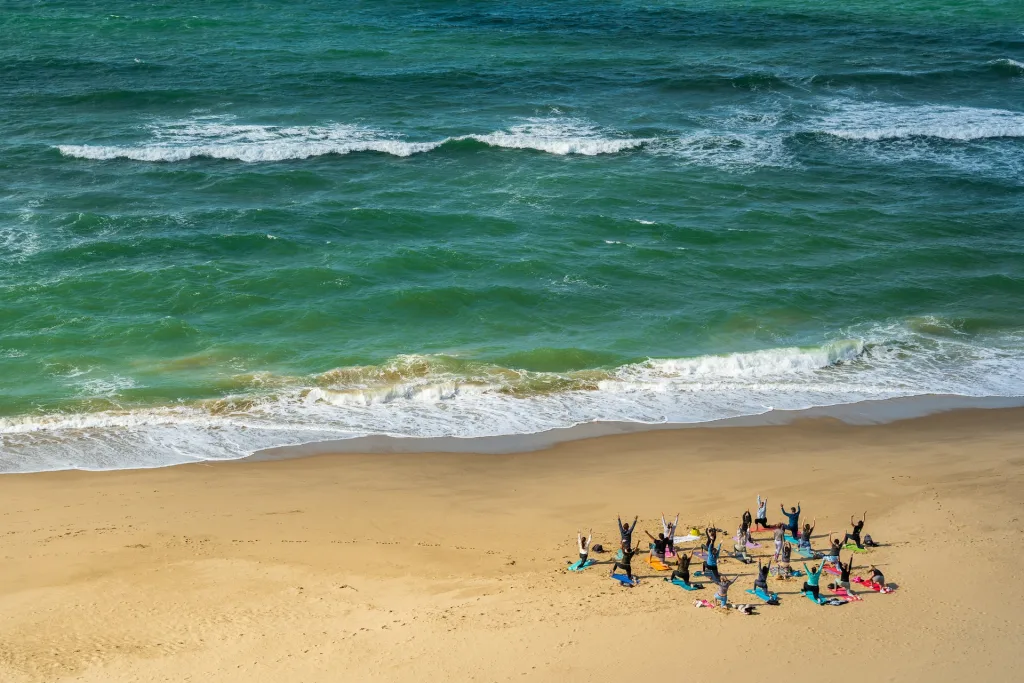 yoga retreat is an example of a meaningful experience when traveling